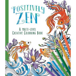 Carte de colorat Multi Level Positively Zen Alligator AB3413MLZCB E355236