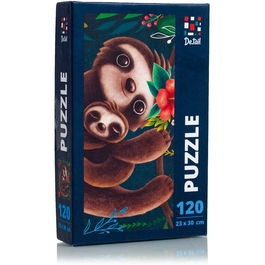 Puzzle Cute sloth, 23x30 cm, 120 piese De.tail DT100-06 B39018037