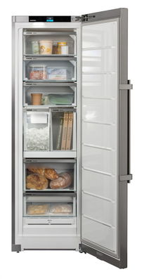 Congelator Liebherr FNsdd 5297, NoFrost, 60 cm, 277 L, IceMaker, Display Touch, SpaceBox, Clasa D, Inox