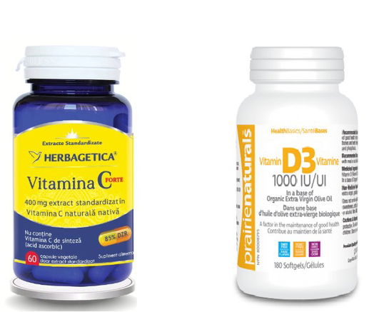 Vitamina C Forte + Vitamina D3