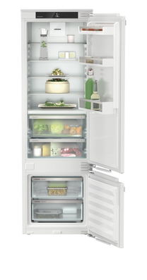 Combina frigorifica incorporabila SmartFrost Liebherr ICBdi 5122, 56 cm, clasa D, BottleTimer, filtru aer, BioFresh