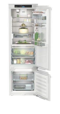Combina frigorifica incorporabila SmartFrost Liebherr ICBb 5152, 56 cm, clasa B, BottleTimer, filtru aer, BioFresh, display Touch