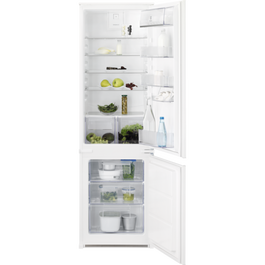 Combina frigorifica incorporabila Electrolux LNT3FF18S, Static LowFrost, 268 litri, Action Freeze, Semnal sonor, 56 cm, Clasa F
