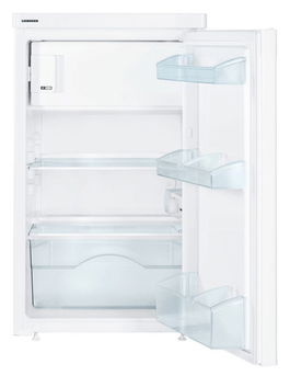 Minibar Liebherr T 1404, alb, 122 l, clasa F, 50 cm latime, compartiment congelator