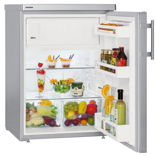 Minibar Liebherr TPesf 1714, inox, 143 l, clasa F, compartiment congelator