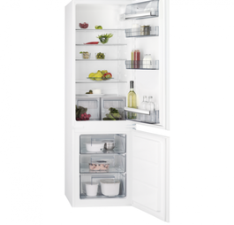 Combina frigorifica incorporabila AEG SCB618F3LS, 267 l, Static Low Frost, control Touch