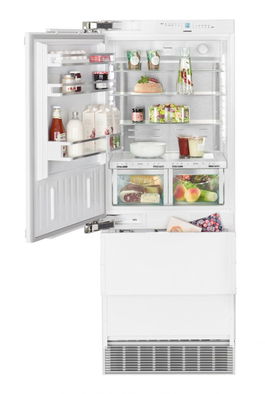 Combina frigorifica incorporabila Liebherr PremiumPlus ECBN 5066-617, No Frost, Biofresh, IceMaker cu racord de apa, SuperFrost, 402 l, Clasa F