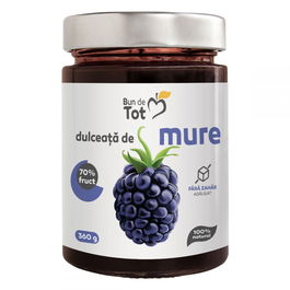 Dulceata de Mure fara Zahar, Bun de Tot 360g Dacia Plant