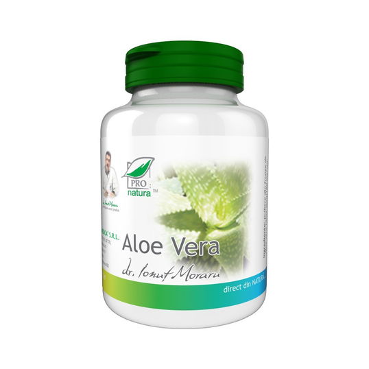 Aloe Vera, 200 capsule Pro Natura