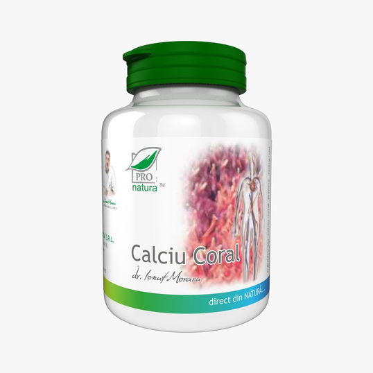 Calciu Coral, 150 capsule Pro Natura