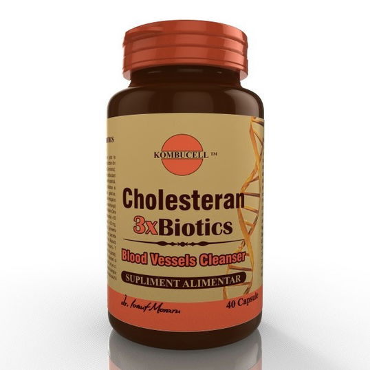 Cholesteran 3xBiotics, 40 capsule Pro Natura