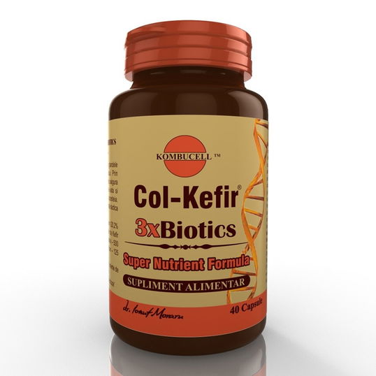 Col-Kefir 3xBiotics, 40 capsule Pro Natura
