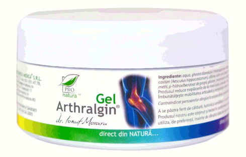 Gel Articulatii, Arthralgin 200g Pro Natura