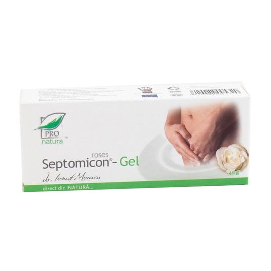 Gel Igiena Intima, Septomicon cu Rose, 40ML Pro Natura