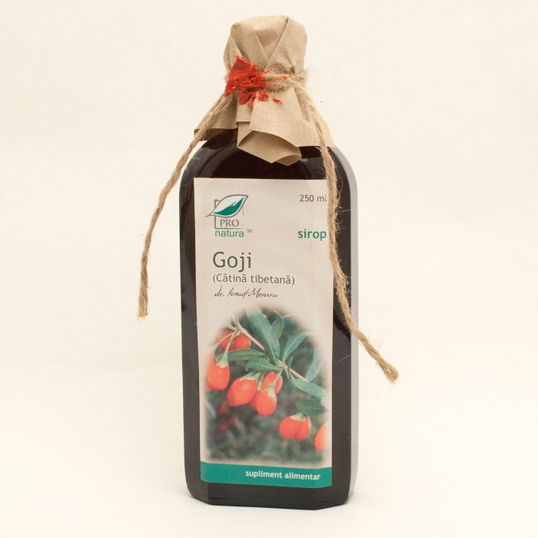 Sirop de Goji, Catina Tibetana, 250ML Pro Natura