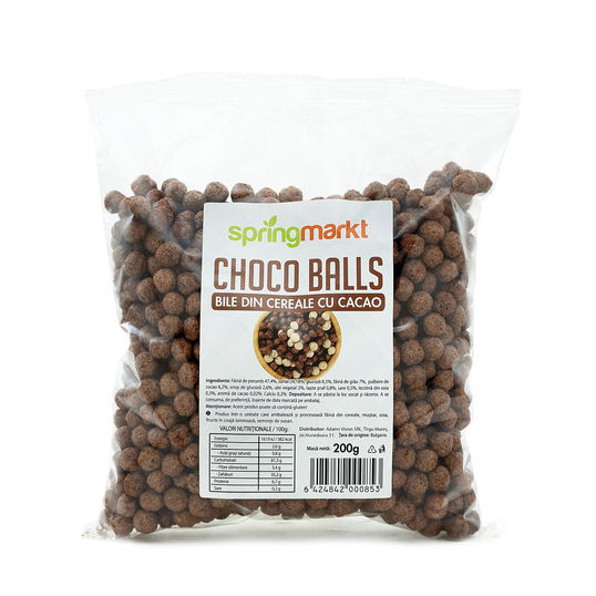 Choco Balls, Bile din Cereale cu Cacao, 200g Springmarkt