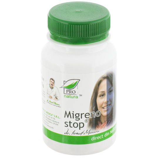 MigrenoStop, 90 capsule Pro Natura