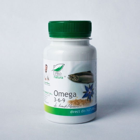 Omega 3 6 9, 40 capsule Pro Natura