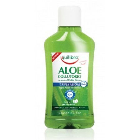 Apa de Gura cu Aloe Vera, tripla actiune, 500ML