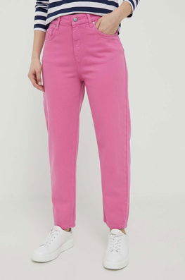 United Colors Of Benetton Jeansi Femei High Waist Dama Roz