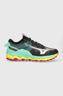 Mizuno Pantofi De Alergat Wave Mujin 9 Culoarea Negru Dama, Sintetic