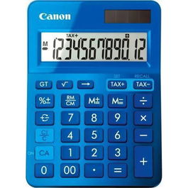 Calculator birou Canon LS123KBL albastru, 12 digiti, ribbon
