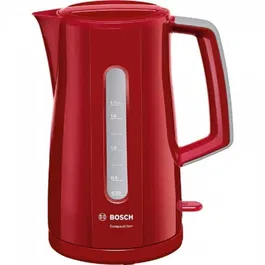 Fierbator de apa CompactClass TWK3A014, 2400 W, 1.7 l, rosu