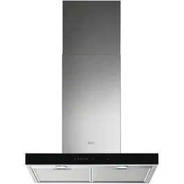 Hota incorporabila decorativa AEG DBE5661HG, Putere de abosrbtie 700 mc/h, 1 motor, Conectivitate plita, Touch control, 60 cm, inox