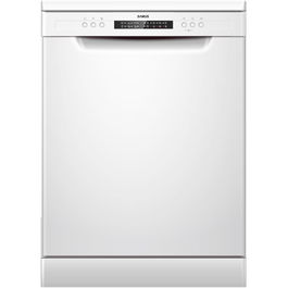 Masina de spalat vase Samus SDW61.6, Independenta, 6 programe, 12 seturi, Incarcare la jumatate, Blocare acces copii, 60 cm, Clasa E, Alb