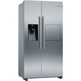 Side by Side Bosch KAG93AIEP, 531 l, Clasa E, NoFrost, VitaFresh, SuperCooling, FreshSense, MultiAirflow, H 179 cm, Inox Antiamprenta