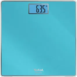 Cantar de baie TEFAL Classic PP1503V0, capacitate maxima 160kg, Auto ON/OFF, suprafata de sticla, albastru