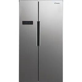 Frigider Side by side Candy CHSVN 174X, 521 l, Clasa E, No Frost, H 177 cm, Inox
