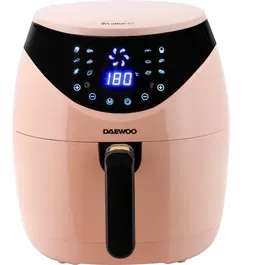 Friteuza fara ulei Daewoo AirFryer, 1500 W, 3.6l, 12 programe, Crem