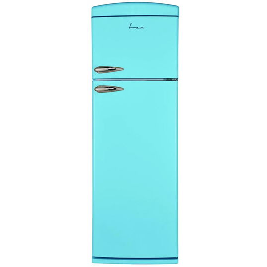 Frigider cu doua usi Fram FDD-VRR311BLF+, 311l, Clasa F, Lumina LED, Dezghetare automata frigider, H 179.4 cm, Albastru