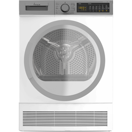 Uscator de rufe Fram FCD-V8T2B, Condensare, 8 kg, Clasa B, Display LED, Iluminare cuva, Start intarziat, Anti-sifonare, Alb