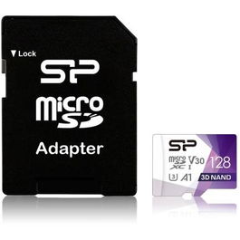 Card de Memorie microSDXC 128GB, UHS-I Class 10 + SD Adaptor