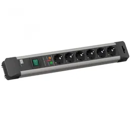 Prelungitor CONNECTUS 6 x CEE7 , cu intrerupator, cordon 5m