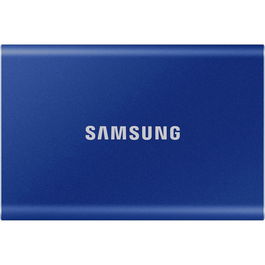 SSD extern Samsung T7 portabil, 1TB, USB 3.2, Indigo Blue