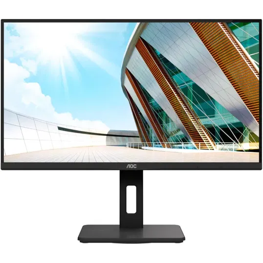 Monitor LED AOC U28P2A 28 inch 4 ms Negru 60 Hz