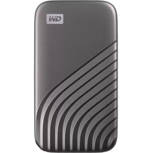 SSD Extern WD My Passport™ 4TB, USB 3.2 Gen2 Type-C/A, NVMe, Space Gray