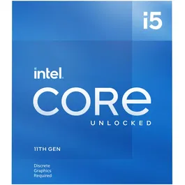 Procesor Core i5-11600KF 3.9GHz Rocket Lake Socket 1200 Box, fara grafica integrata