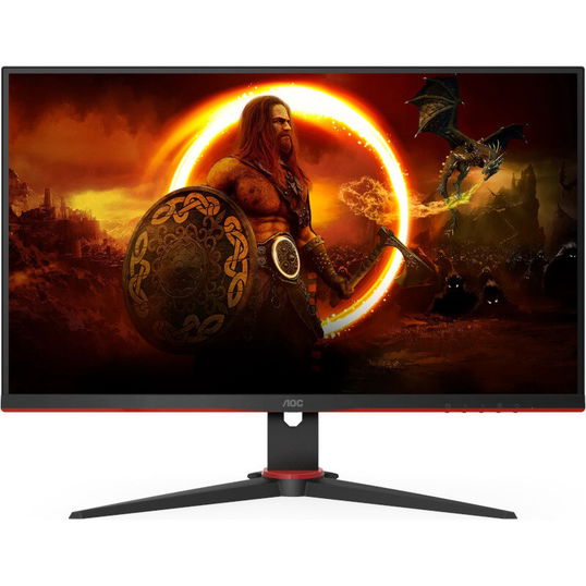 Monitor LED AOC Gaming 24G2SAE 23.8 inch FHD VA 1 ms 165 Hz G-Sync Compatible & FreeSync Premium, negru