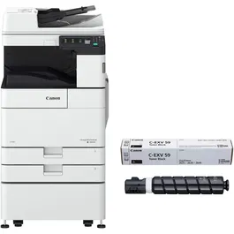 Multifunctional laser monocrom Canon IR2645I, ADF, Duplex, Retea, Wireless, A3 + toner C-EXV59