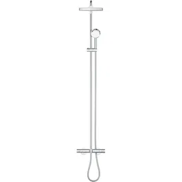 Sistem de cada Grohe Tempesta Cosmopolitan Cube 250 26691000, 1/2'', aparent, termostat, 250 mm, crom