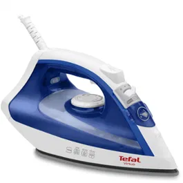 Fier de calcat tefal Virtuo FV1710E0, 1800 W, autocuratare, talpa anti-aderenta, alb/cyan