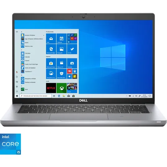 Laptop DELL Latitude 5421, 14 FHD, Procesor Intel Core i5-11500H, 8GB, 256GB SSD, Intel UHD Graphics, Windows 10 Pro, Grey