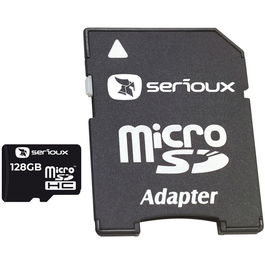 Card Micro SD 128GB UHS-I, Clasa 10, cu adaptor SD