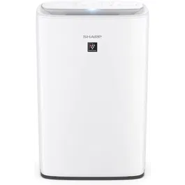 Purificator de aer cu umidificator Sharp UA-KIN40E-H, CADR 240 m3/h, Capacitate rezervor 2.7 l, Capacitate umidificare 440 ml/h, 3 nivele de filtrare, 5 senzori, Plasmacluster Ion Technology, Alb