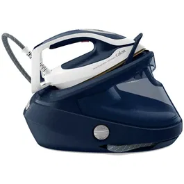 Statie de calcat cu boiler de inalta presiune Tefal Pro Express Ultimate GV9720E0, 3000W, 8 bari, jet de abur 590 g/min, talpa Durilium Airglide Autoclean, rezervor 1.2L, umplere continua, 3 setari de temperatura, albastru