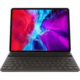 Husa cu tastatura Apple Smart Keyboard Folio pentru iPad Pro 12.9 (2020), Layout RO, Black